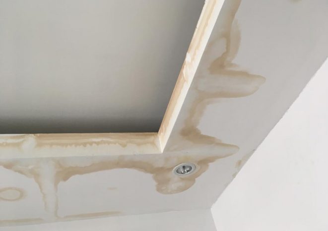 Water Leak Marks On Ceiling